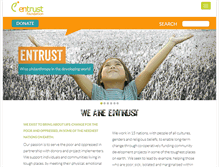 Tablet Screenshot of entrust.org.au